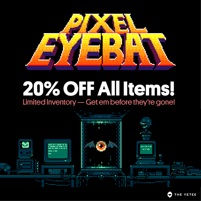 Pixel Eyebat Artist Store Sale