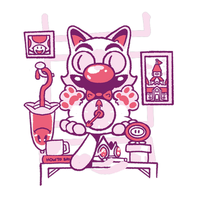 Cat on time