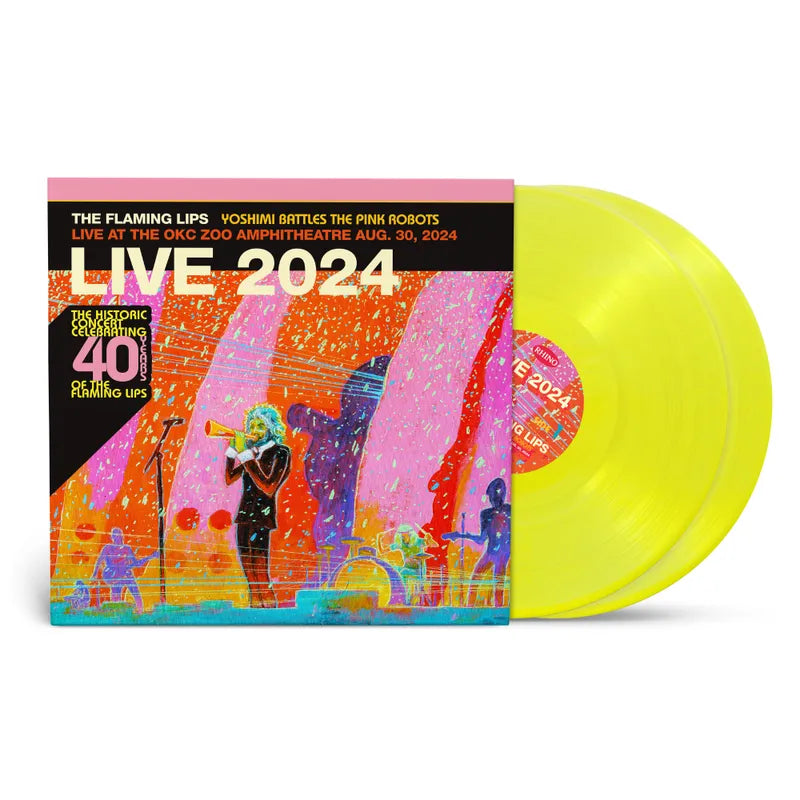 Yoshimi Battles The Pink Robots - Live at the Zoo Amphitheatre, Oklahoma City, August 30, 2024 2LP
