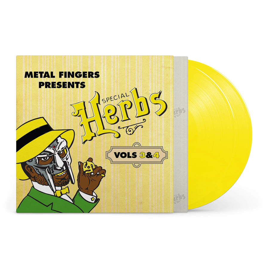 Metal Fingers Presents: Special Herbs Vol. 3 & 4 (2LP Lemon Yellow Vinyl)