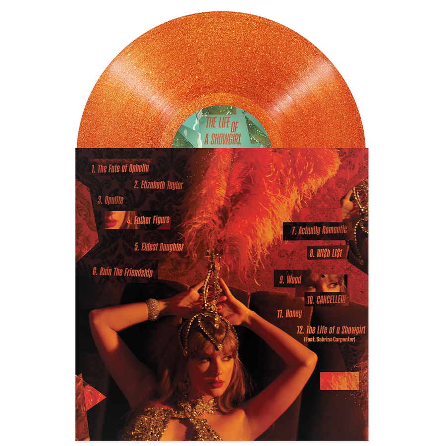 The Life of a Showgirl: Sweat and Vanilla Perfume Portofino Orange Glitter Vinyl