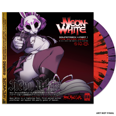 Neon White Soundtrack Part 1 “The Wicked Heart” (Neon Red & Purple Splatter Vinyl)