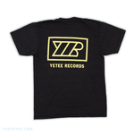 Yetee Records Back Print - Yellow - Yetee Records Back Print - Yellow