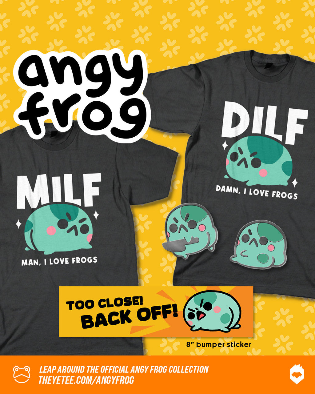 キーホルダー・アクリルキーホルダー ANGRY FROG REBIRTH Don't Get Your Frogs In A Twist | The Yetee