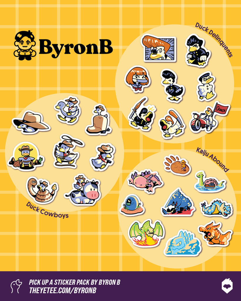 Are You A Sticker Fiend? | The Yetee