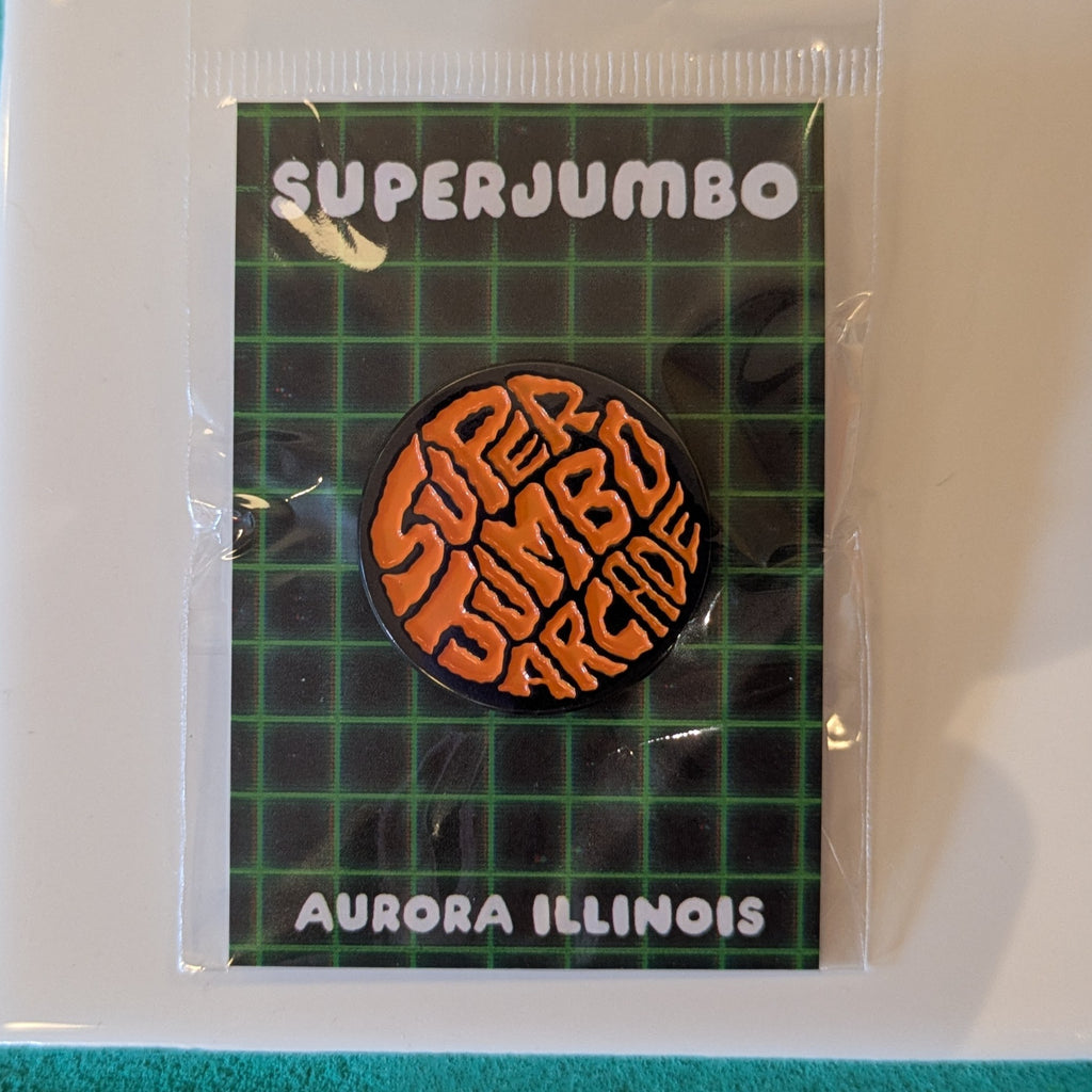 C418 Minecraft Vinal Superjumbo Arcade Logo Pin | The Yetee