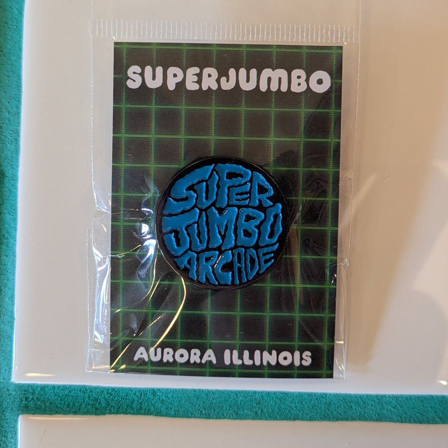 Superjumbo Arcade Logo Pin