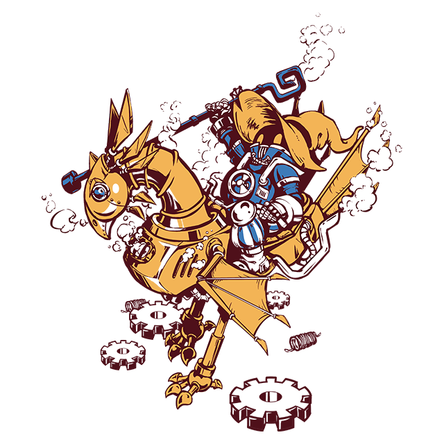 Bird and Magician Steampunk