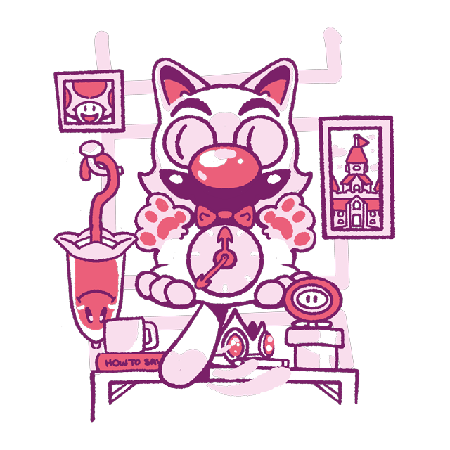 Cat on time