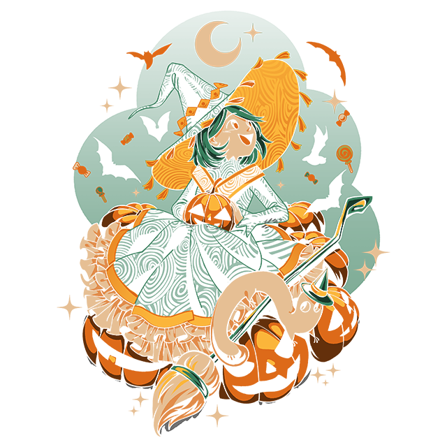 Just a Halloween Witch