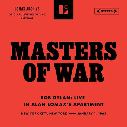 Masters Of War (Live in Alan Lomax's Apartment) 7"