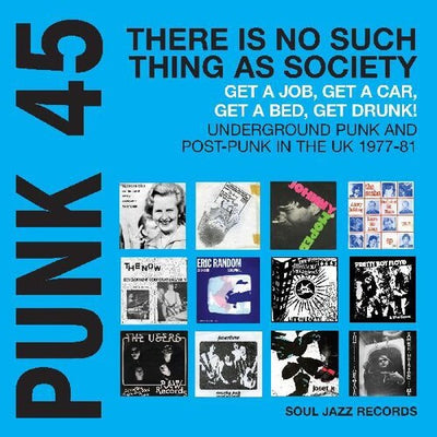 PUNK 45: There Is No Such Thing As Society CYAN BLUE VINYL)