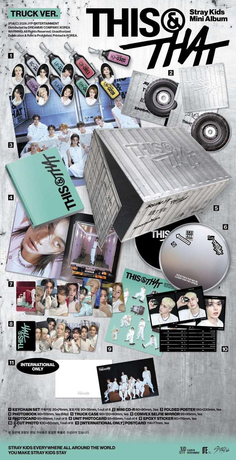 THIS & THAT Mini Album [TRUCK VER.] (Mini CD-R)