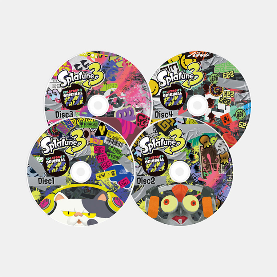 Splatoon 3 (Original Sountrack) -Splatune3- [Import 4CD Set]