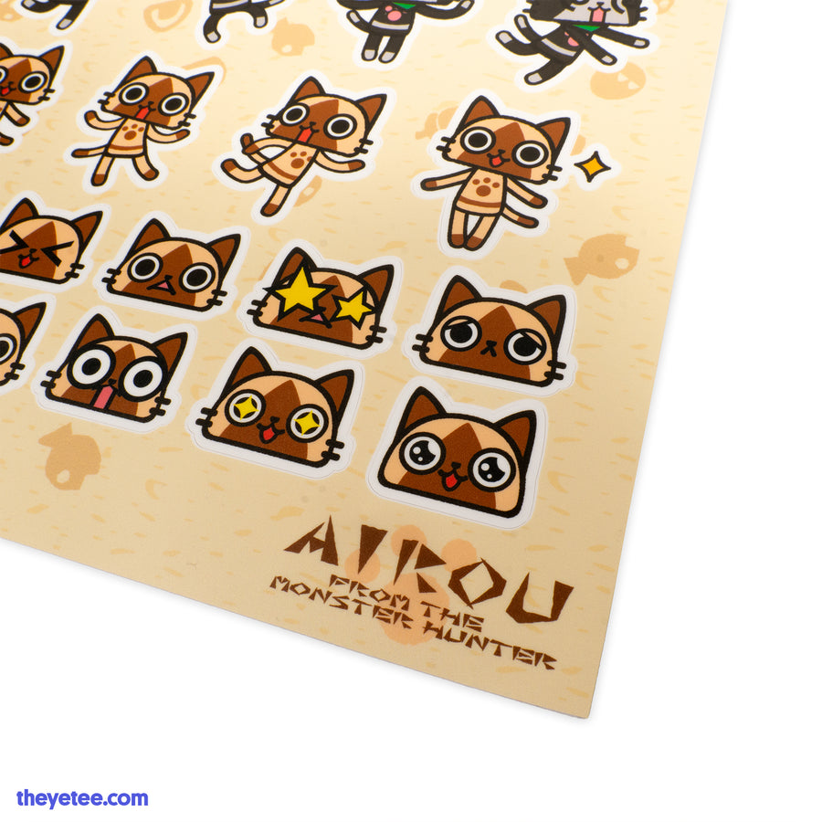 Felyne Sticker Sheet