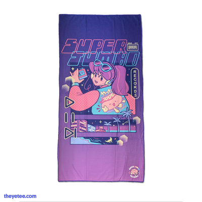 Superjumbo Nights Beach Towel