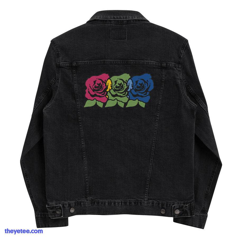 RGB Roses Unisex Denim Jacket