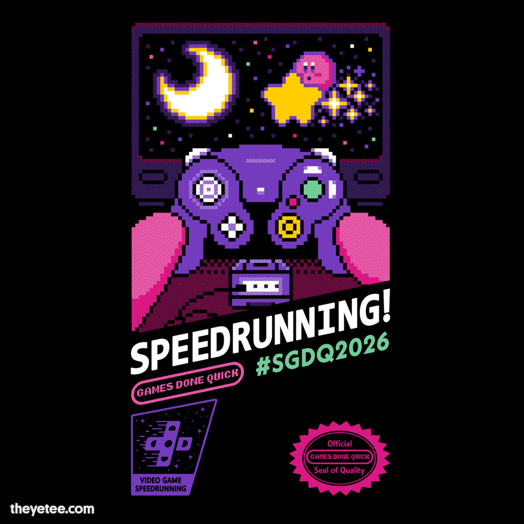 Merchandise SGDQ 2026 dari The Yetee