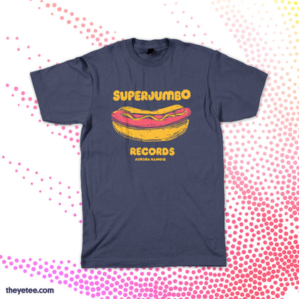 Superjumbo Hot Dog Tee (Navy)