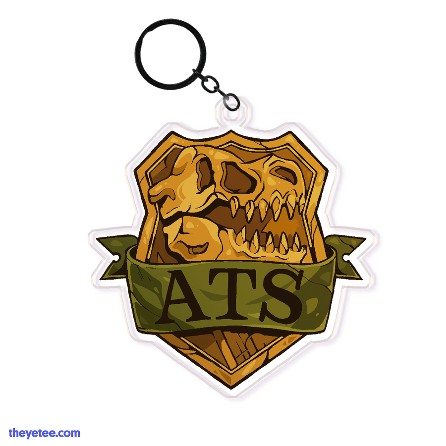 ATS Badge Keychain