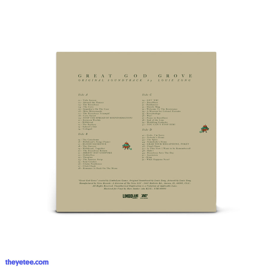 Great God Grove (Original Soundtrack) 2XLP | Great God Grove (Original Soundtrack) 2XLP