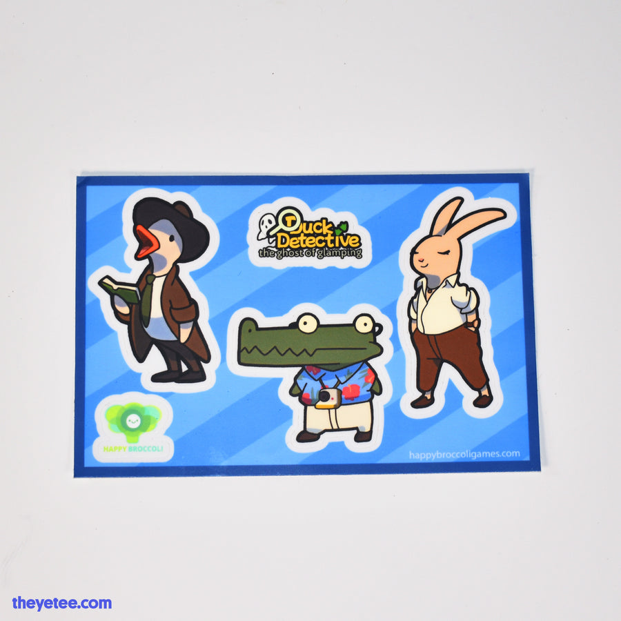 The Ghost of Glamping Sticker Sheet