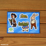 The Ghost of Glamping Sticker Sheet - The Ghost of Glamping Sticker Sheet