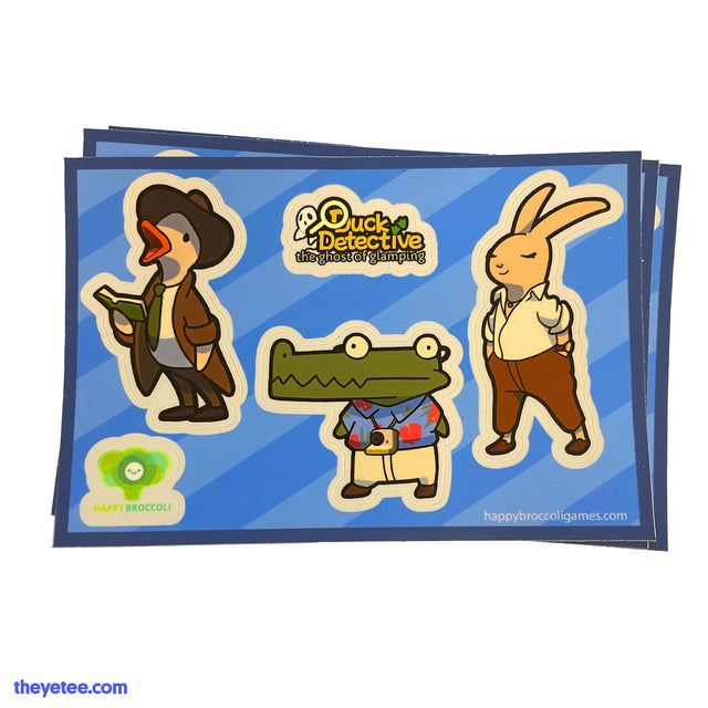 The Ghost of Glamping Sticker Sheet - The Ghost of Glamping Sticker Sheet