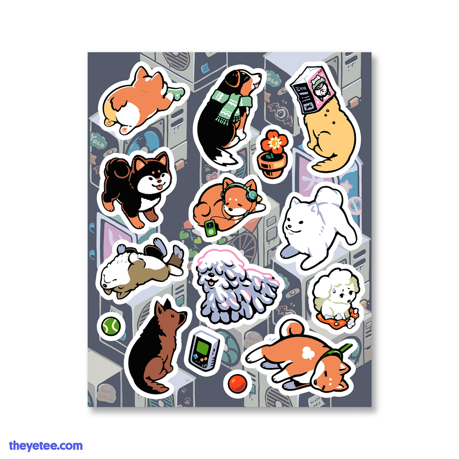 Dog Alley Sticker Sheet | Dog Alley Sticker Sheet