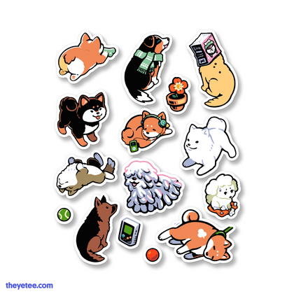 Dog Alley Sticker Sheet