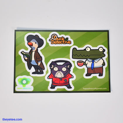 Duck Detective Sticker Sheet