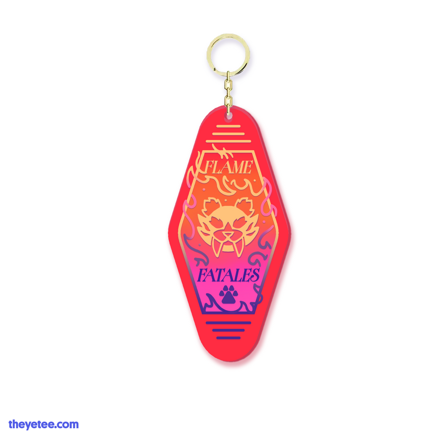 Flame Fatales 2026 Keychain