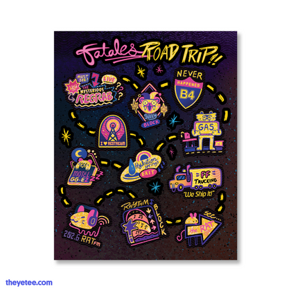 Flame Fatales 2026 Sticker Sheet