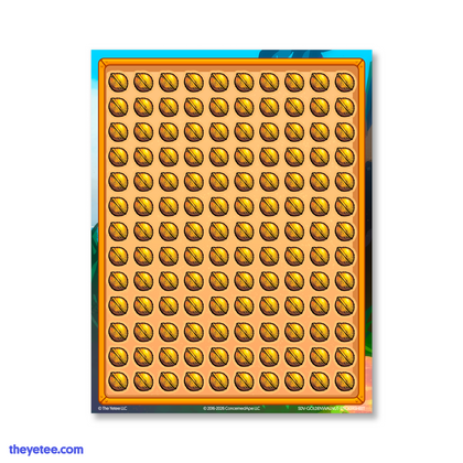 Golden Walnut Sticker Sheet