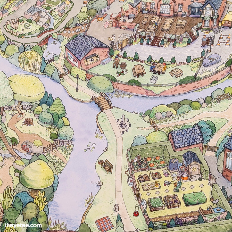 Village Print