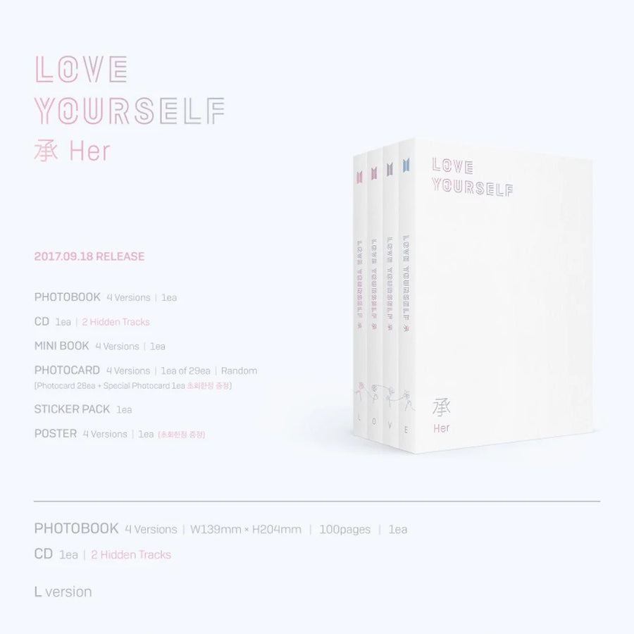 Love Yourself: Her (L Version w/Photobook)