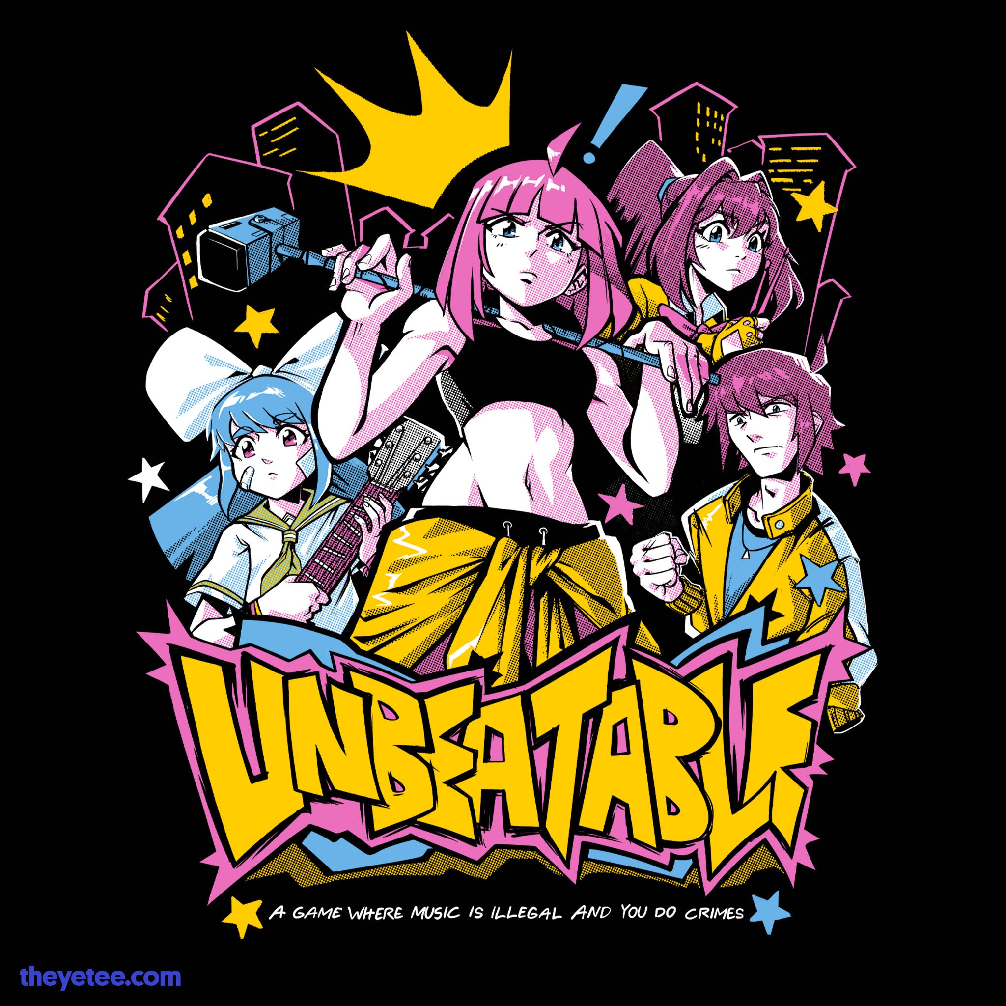 A Tee Where Music is Illegal | The Yetee