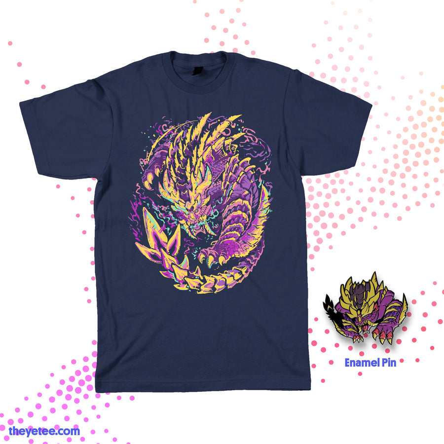 Magnamalo Pin & Tee Bundle