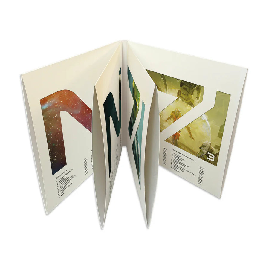 Mass Effect Trilogy: Vinyl Collection (4LP Transparent Purple & White Vinyl)
