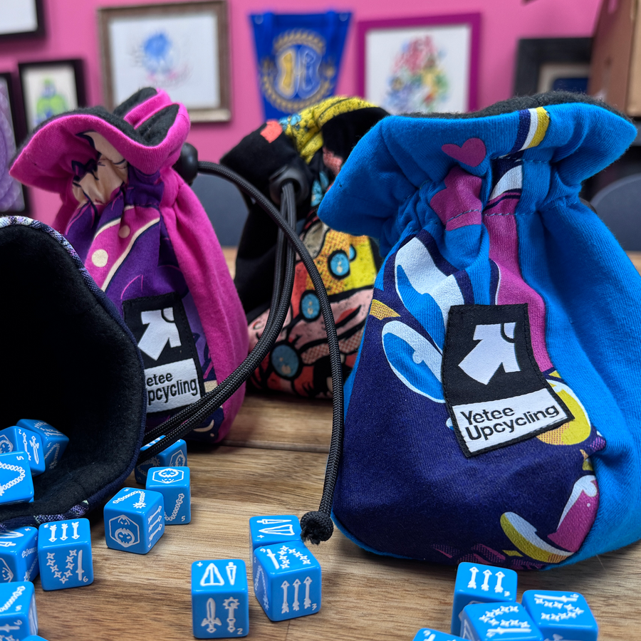 Upcycling Patchwork Dice Bag