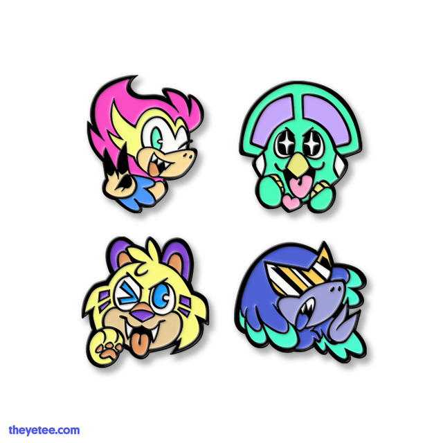 Velocity & Friends GDQ Pinset - Velocity & Friends GDQ Pinset