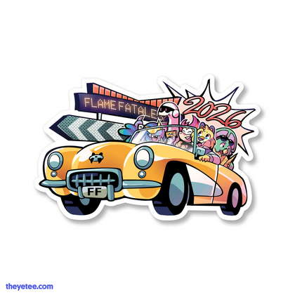 Road Trip Jumbo Sticker