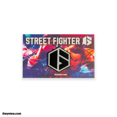 Street Fighter 6 Logo Pin