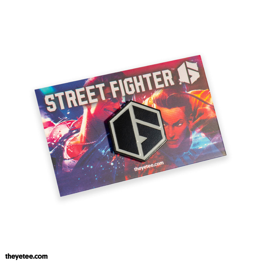 Street Fighter 6 Logo Pin