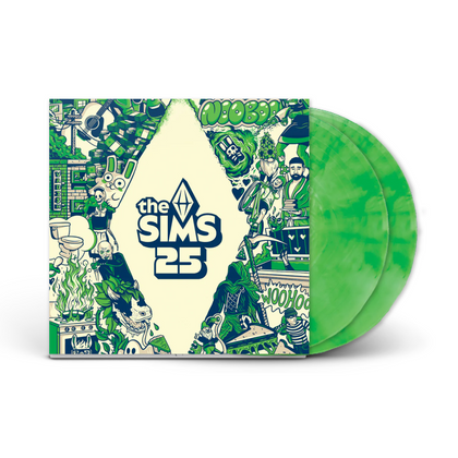 The Sims 25th Soundtrack 2xLP (Metallic Green)