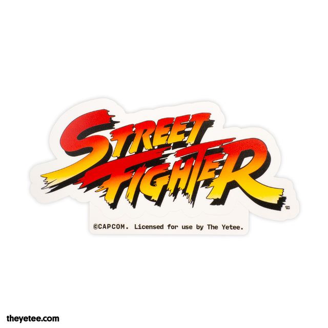Street Fighter Logo The Yetee