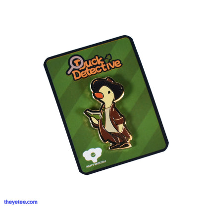 Duck Detective Pin