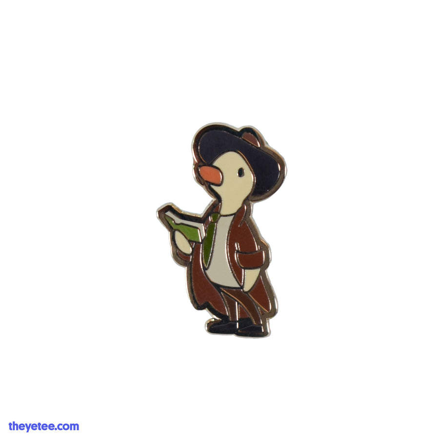 Duck Detective Pin