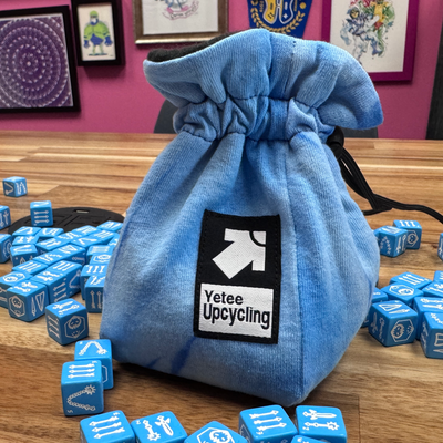 Upcycling TieDye Dice Bag