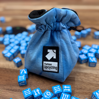 Upcycling TieDye Dice Bag